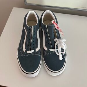 NWT blue/grey vans